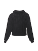Sookie Damen Strickjacke in SCHWARZ
