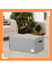 relaxdays Weihnachtskugel-Aufbewahrungsbox in Grau - (B)73 x (H)40 x (T)36,5 cm