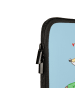 Mr. & Mrs. Panda Laptoptasche Fuchs  Schlittschuhe mit Spruch in Eisblau