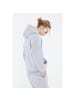 Megaman Oversize Fit Basic Hoodie in Grau-Melange