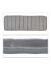 relaxdays Badematte Memoryschaum grau - 40x120cm