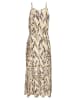 LASCANA Maxikleid in sand-taupe bedruckt