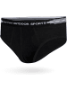 Normani Outdoor Sports 2er Pack Herren Merino Slip in Schwarz