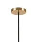 Licht-Erlebnisse Deckenlampe (B)54 x (L)54 x (H)48.5 cm in Gold Schwarz
