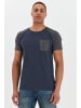 INDICODE Rundhalsshirt IDGresham in Blau