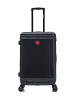 SWISS KOPPER Mittelgroßer Hartschalenkoffer GSTAAD in Schwarz (67L)