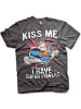 Superman T-Shirt in Grau