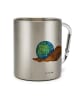 Mr. & Mrs. Panda Tasse Schnecke Sir ohne Spruch in Silber