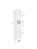 SoBuy Badezimmerschrank in Mattweiß - (W) 29 x (H) 170 x (L) 32 cm