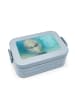 Mr. & Mrs. Panda Lunchbox Seekuh Happy Design mit Spruch in Blau Pastell