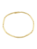Adeliás Unisex Armband – Gliederarmband aus Edelstahl 20 cm in gold