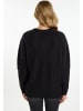 myMo Damen Strickpullover in Schwarz