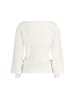 Zero  Pullover mit Ballonärmeln in Offwhite