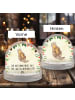 Mr. & Mrs. Panda Weihnachts Schneekugel Otter Kind mit Spruch in Naturpapier