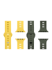 WRISTR Smartwatch-Armband (2-tlg. Set) Nova-Motus-Solo in Zitrus / Grün