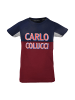 Carlo Colucci T-Shirt Camarra in Bordeaux
