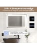 COSTWAY Badspiegel 60x40cm LED dimmbar in Silber