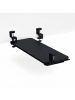 relaxdays Tastaturablage in Schwarz - (B)65 x (T)24 cm