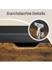 VASAGLE Schuhbank Custos in Vintagebraun - (B)30 x (H)44 x (T)60 cm