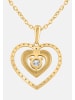 Diamant Exquis Halskette aus 375 Gelbgold mit Diamant