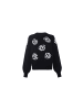 faina Damen Strickpullover in SCHWARZ