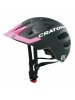 Cratoni Kinder-Fahrradhelm Maxster Pro in schwarz/pink matt