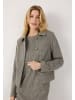 More & More moderner, karierter Jersey-Kurzblazer in mini check
