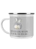 Mr. & Mrs. Panda Emaille Tasse 45. Hochzeitstag Messinghochzeit ... in Heather Grey