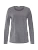 Hanro Longsleeve Natural Elegance in stone melange