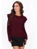 faina Women Sweater in burgundy