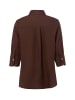 Marie Lund Leinenbluse Rihab in schoko - 0059