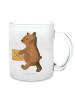 Mr. & Mrs. Panda Teetasse Bär Zuhause ohne Spruch in Transparent