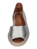 Verbenas Espadrilles CRUZ nucleo metal al in silberfarben