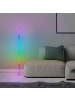 Brilliant LED Stehleuchte, 150 cm, digitales RGB, Musiksensor, dimmbar, weiß