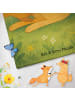 Mr. & Mrs. Panda Strandlaken Fuchs Mama Design ohne Spruch in Grau Pastell