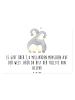 Mr. & Mrs. Panda tafel Pinguine Kuscheln mit Spruch in Weiß