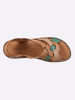 Gemini Sandale in cognac