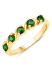 Rafaela Donata Ring Sterling Silber Chromdiopsid in gelbgold