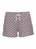 VIVANCE DREAMS Shorty in rosa/dunkelblau-gemustert