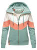 Navahoo Kapuzensweatjacke Honigperle in Dusty Mint Melange