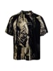 Carlo Colucci T-Shirt Ficai in Schwarz