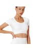 YEAZ CLUB LEVEL SHORT TOP in weiß