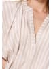 Linga Dore Linga Dore Top & shorts in Dark beige stripe