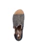 rieker Schaftsandalen in Schwarz