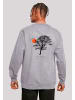 F4NT4STIC Sweatshirt Escape Discover the World Tree Birds in grau meliert