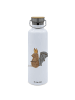 Mr. & Mrs. Panda Sport Trinkflasche Fledermaus Sitzen ohne Spruch in Weiß