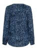 Kaffe Langarm-Bluse KApollie Regular fit in Midnight/Blue Graphic Dot