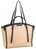 Valentino Bags Shopper Demetra 901 in Naturale/Blu