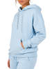 Reichstadt Damen Relaxed Fit Hoodie Marken-Stick in Baby Blue