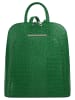 Cluty Rucksack echt Leder in grün